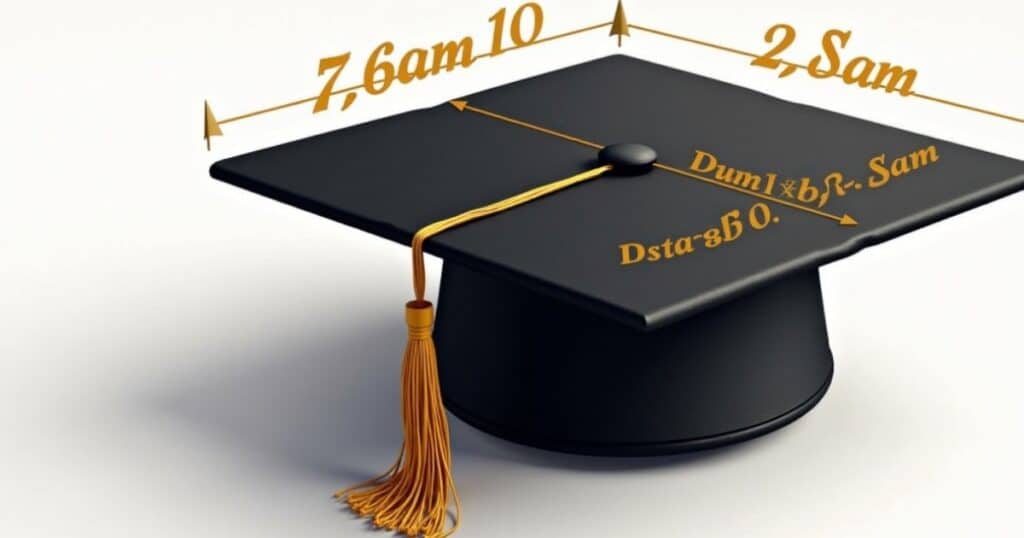 Graduation Cap Dimensions