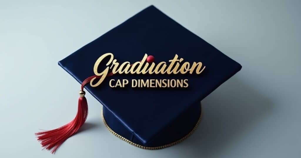 Graduation Cap Dimensions