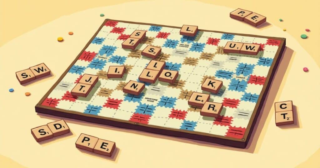 Scrabble Board & Tile Sizes