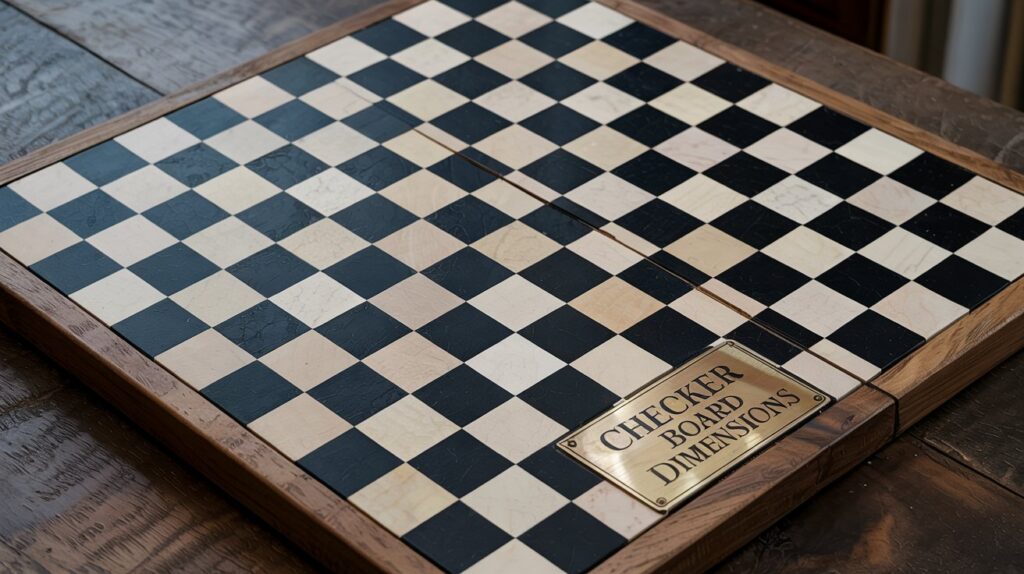 Checker Board Dimensions