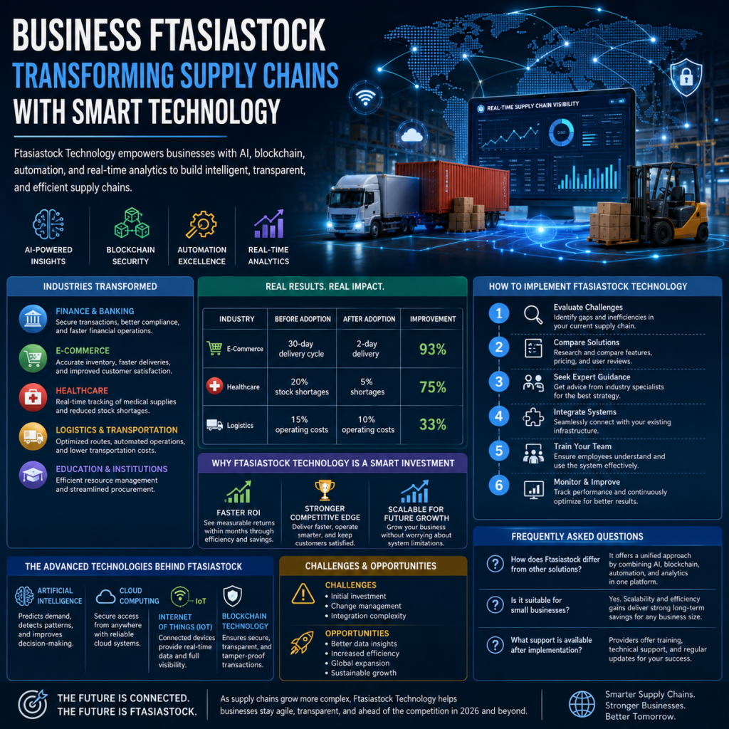 Business Ftasiastock is becoming a major force in modern supply chain